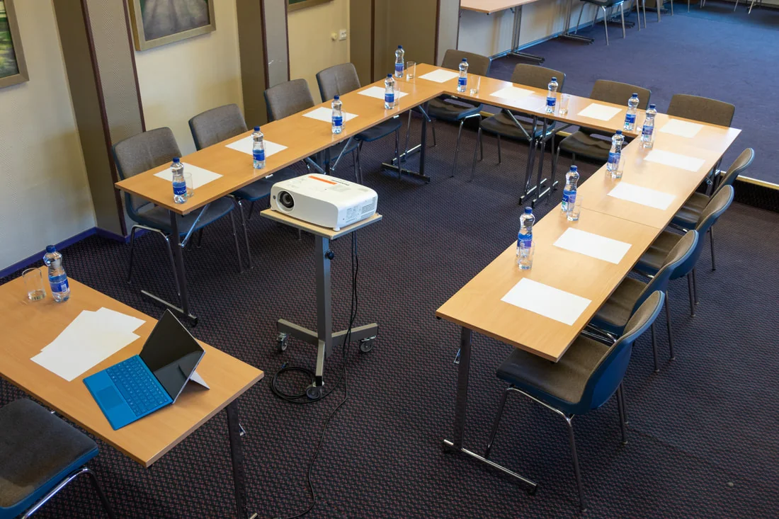 Conference setup at T&auml;hetorni Hotell